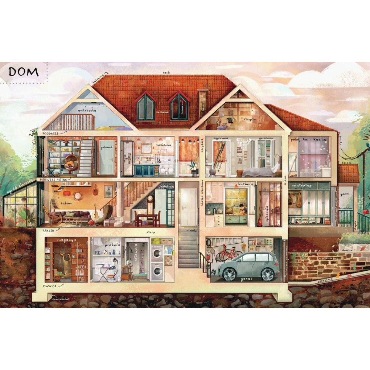 Książeczka Co jest w środku? Dom - obrazek 4