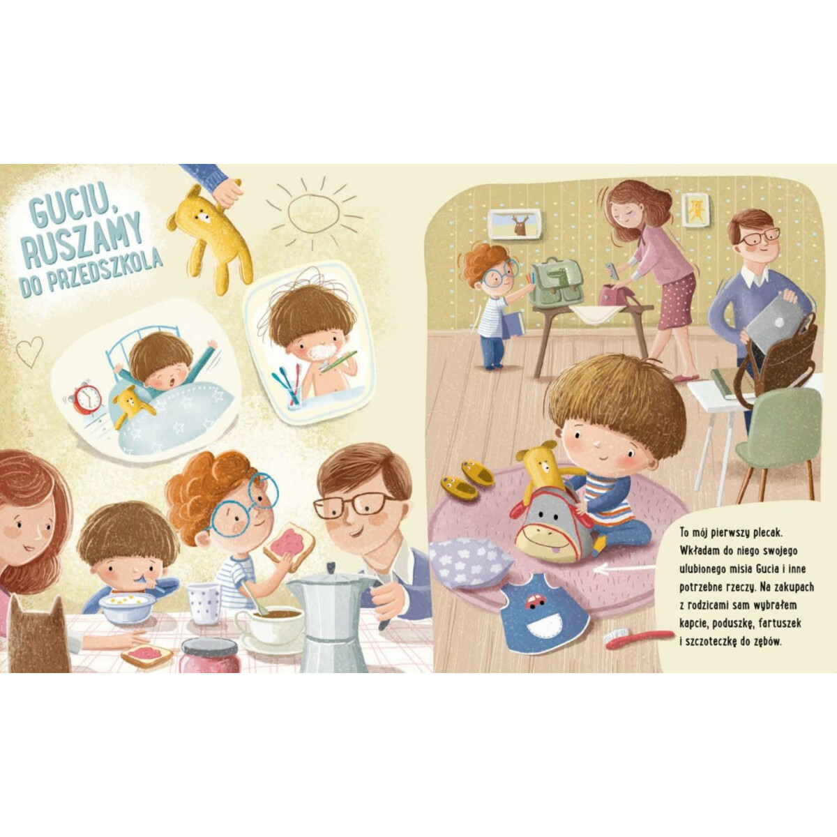 Książeczka Feluś i Gucio idą do przedszkola - obrazek 4