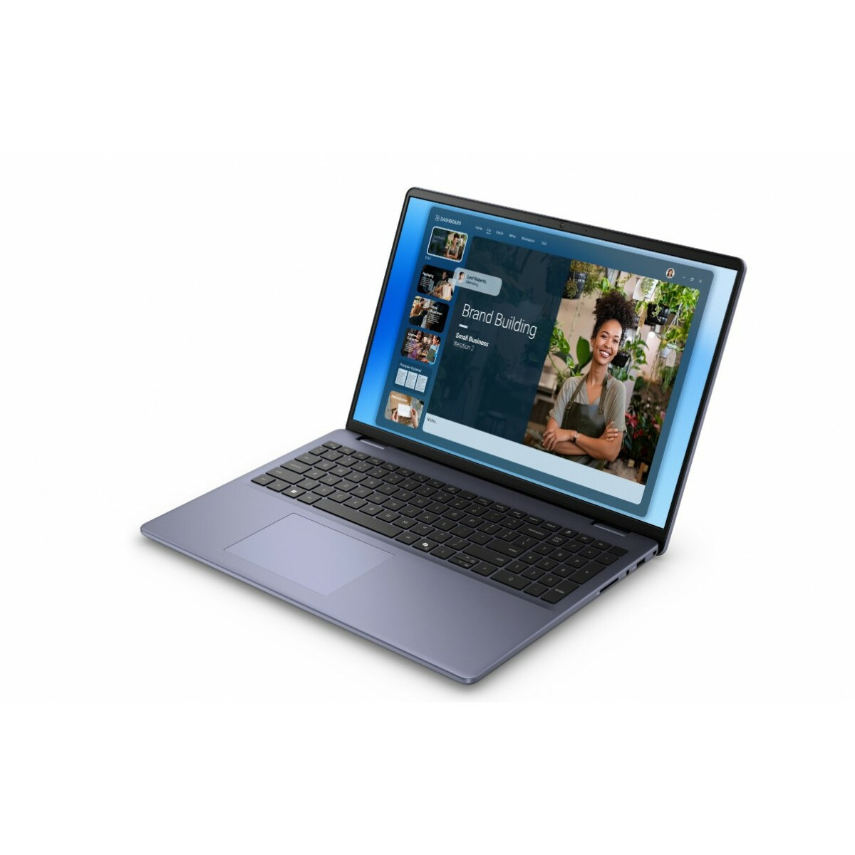 Laptop Dell 16 DC16251 W11P C5 120U/16GB/512GB/16.0 FHD+/Int/FgrPr/WLAN + BT/Backlit Kb/4 Cell/3YPS Midnight Blue - obrazek 4