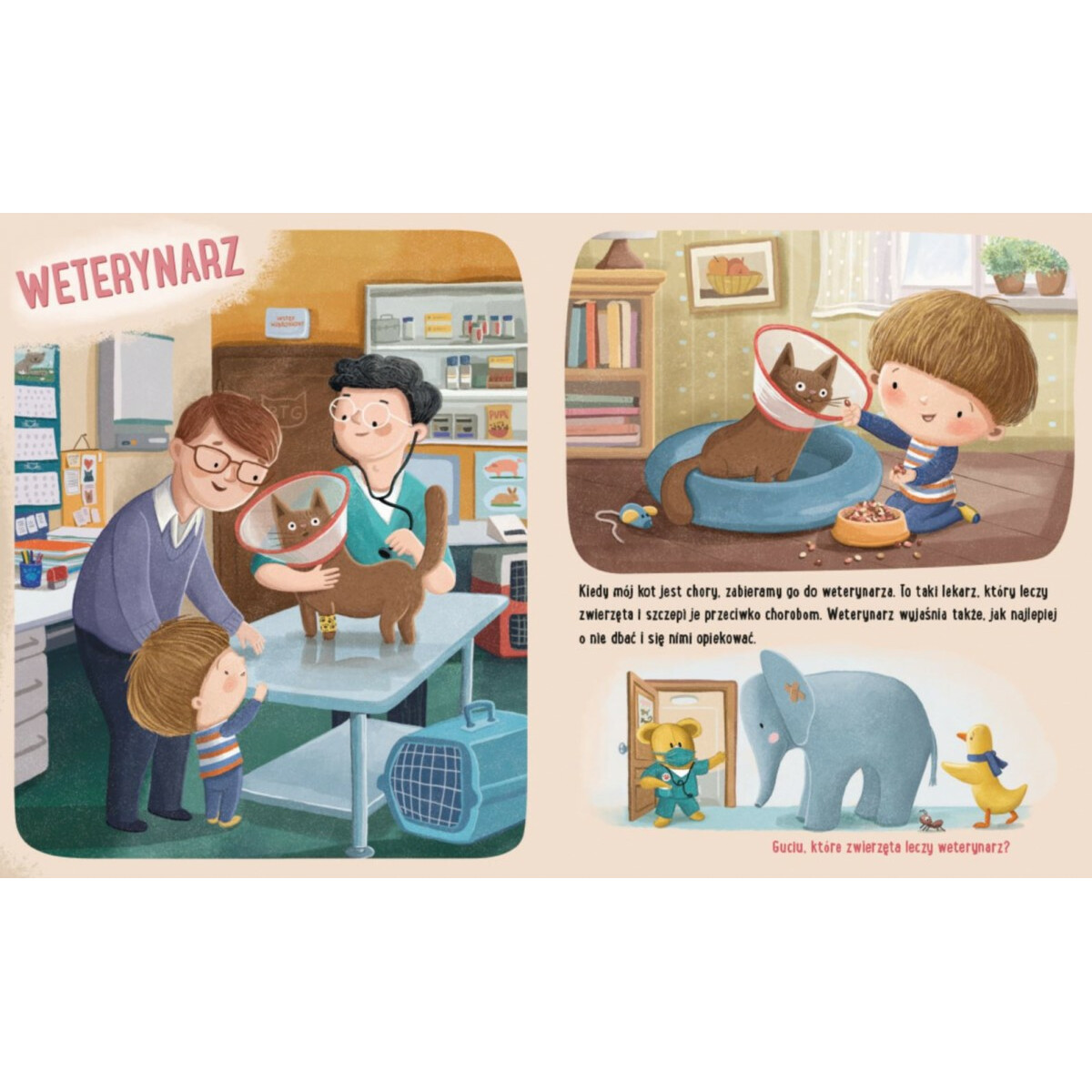 Książeczka Feluś i Gucio poznają zawody - obrazek 2