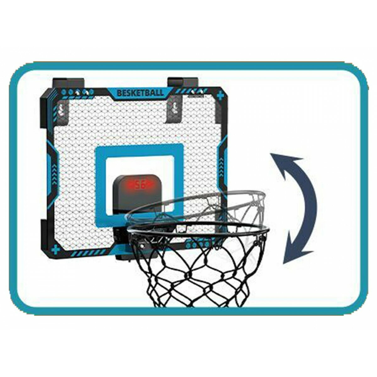 Tablica do koszykówki z piłką i pompką - obrazek 3