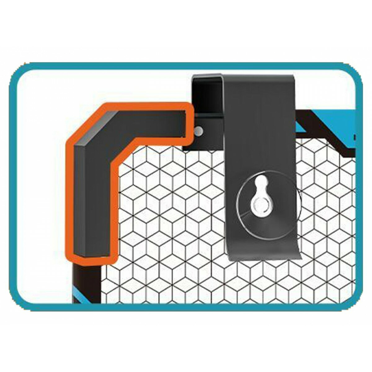 Tablica do koszykówki z piłką i pompką - obrazek 4