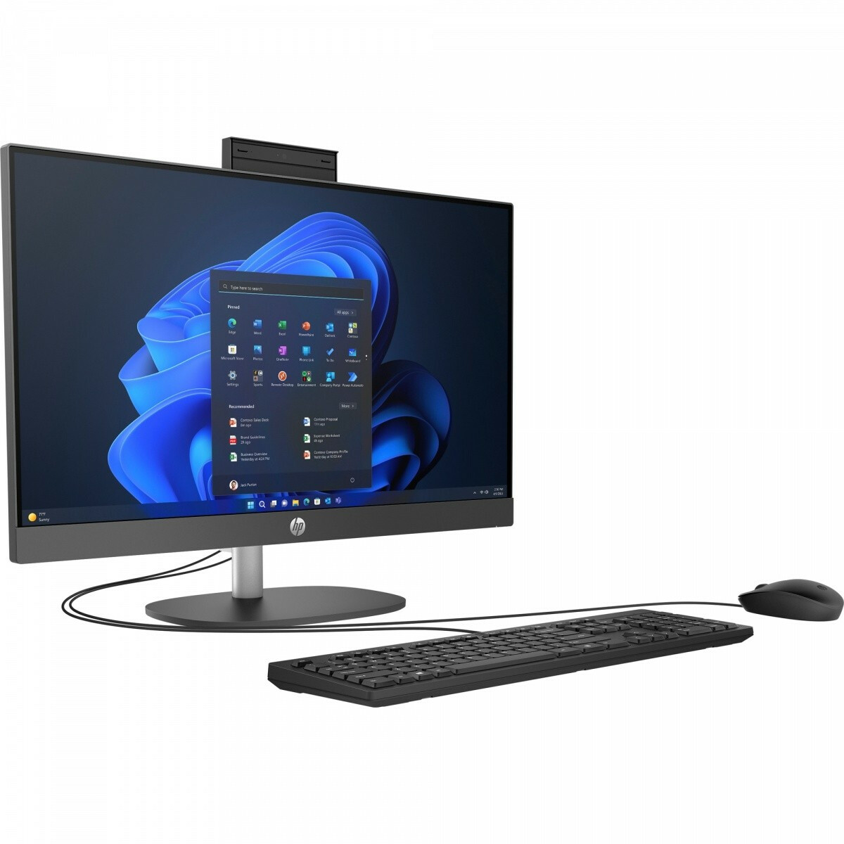 Komputer All-in-One ProOne 245 G10 23.8 512GB/16GB R7-7730U/W11P B6ZB7ET - obrazek 3