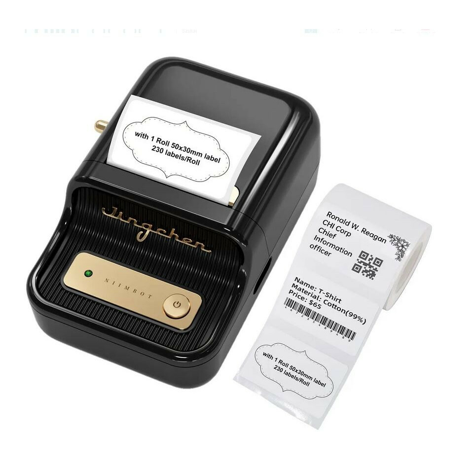 Drukarka etykiet B21S czarna - obrazek 3