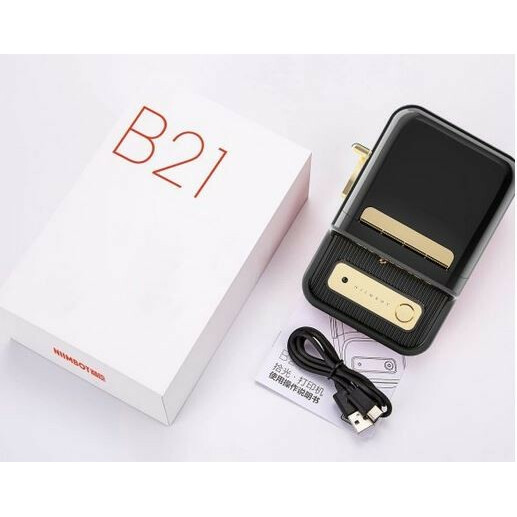 Drukarka etykiet B21S czarna - obrazek 4