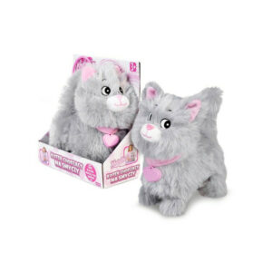 Kotek chodzący na smyczy Natalia szary