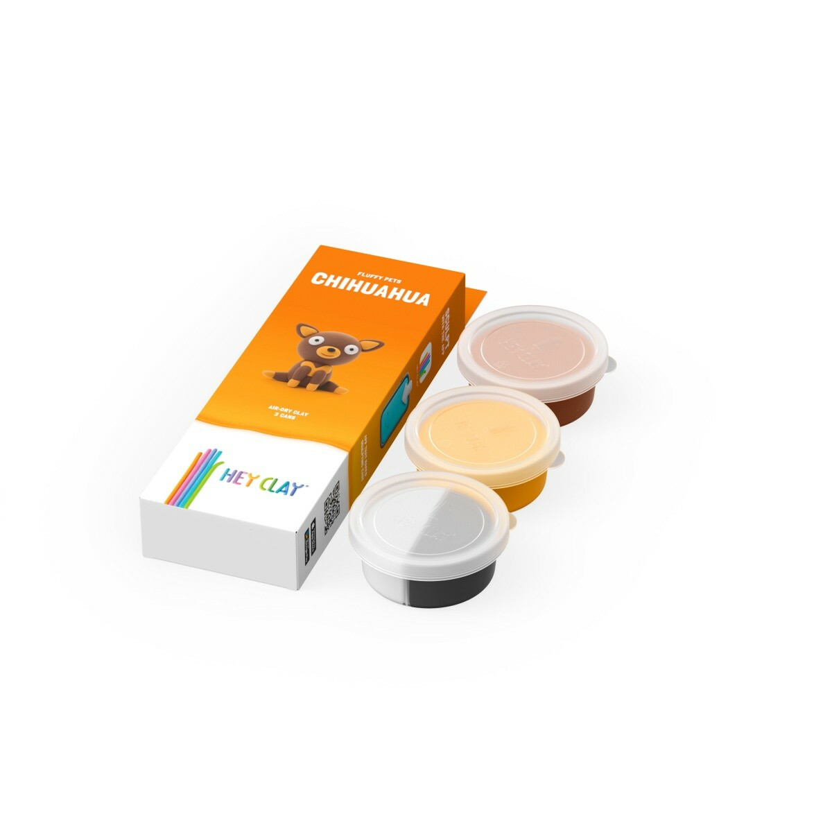 Masa plastyczna Hey Clay Figurka Puchate zwierzaki, Chihuahua - obrazek 3