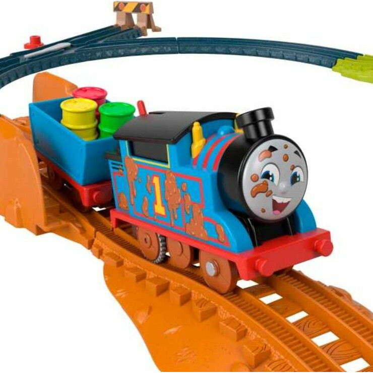 Zestaw z lokomotywą z napędem Tomek i Przyjaciele Błotna przygoda - obrazek 2