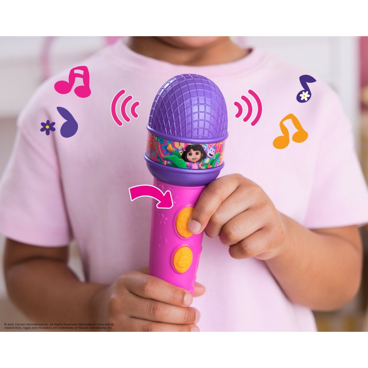 Mikrofon z efektami dźwiękowymi Dora - obrazek 4