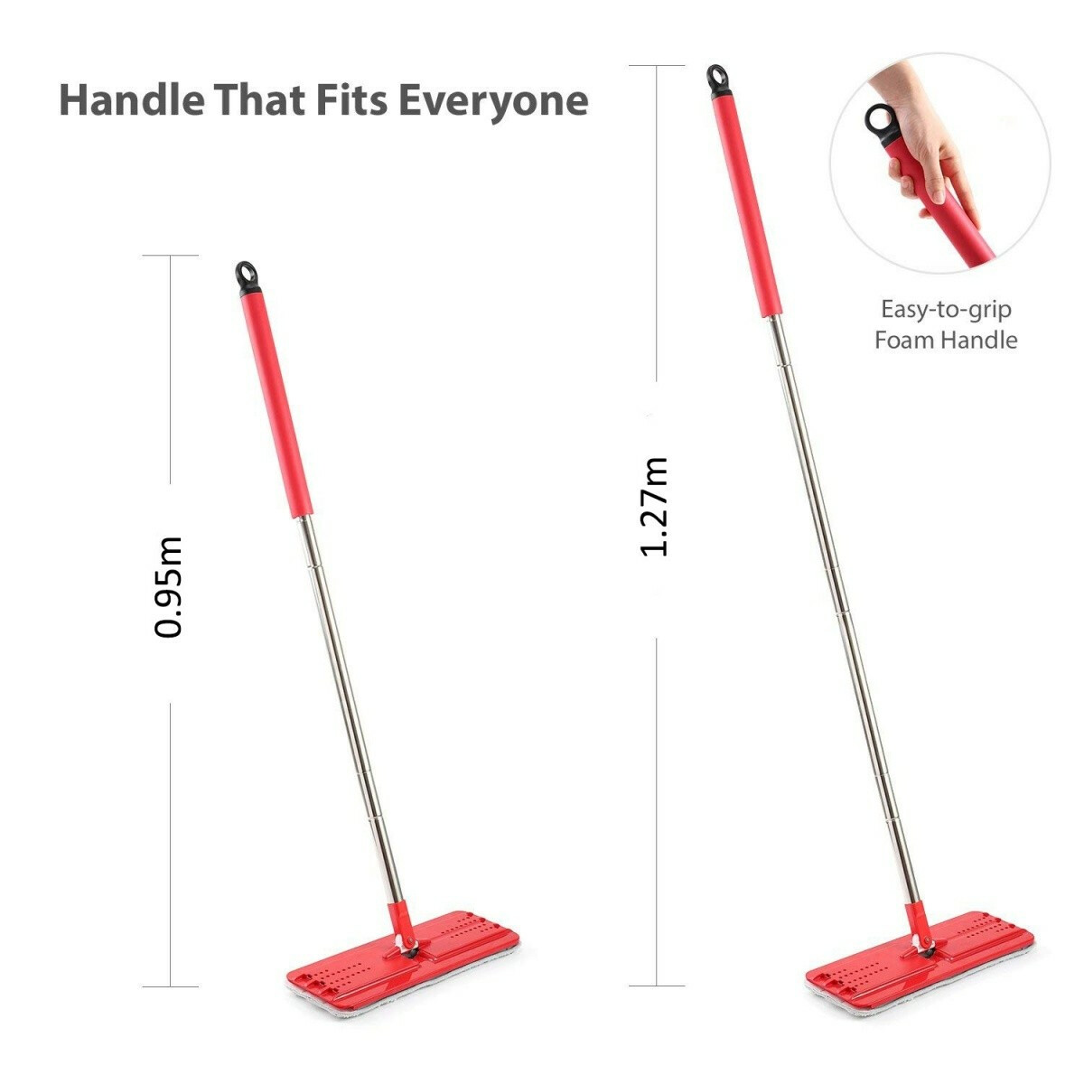 Mop płaski z wiadrem i wyciskaczem GB850 - obrazek 7