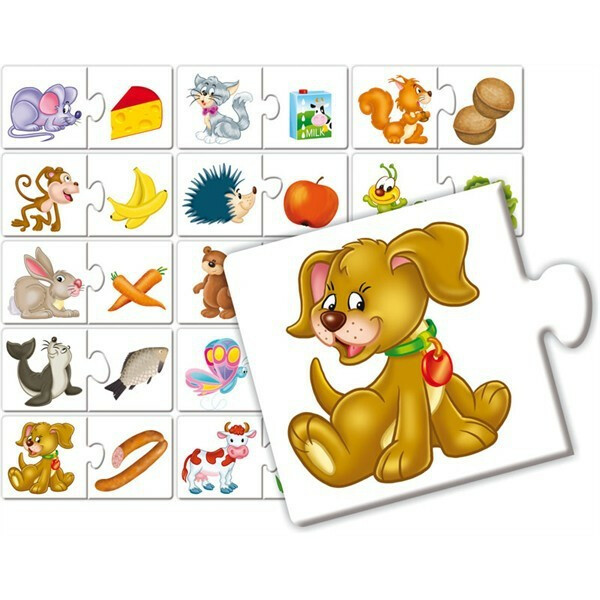 Układanka Zwierzaki i Przysmaki - obrazek 3