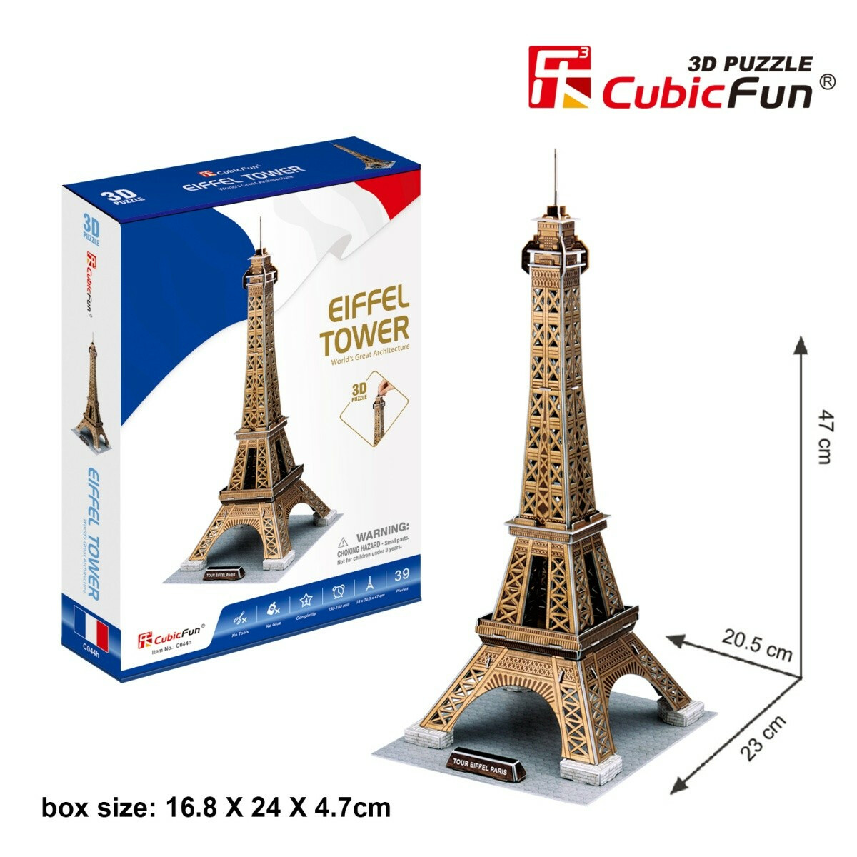 Puzzle 3D Wieża Eiffel'a - obrazek 2
