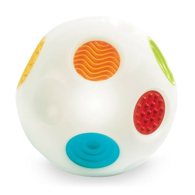 Infantino Sensoryczna tęczowa piłka - obrazek 2