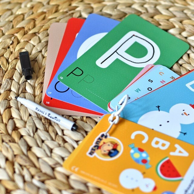 Zestaw edukacyjny Poznaję Litery Zabawy edukacyjne z pisakiem zmazywakiem - obrazek 3