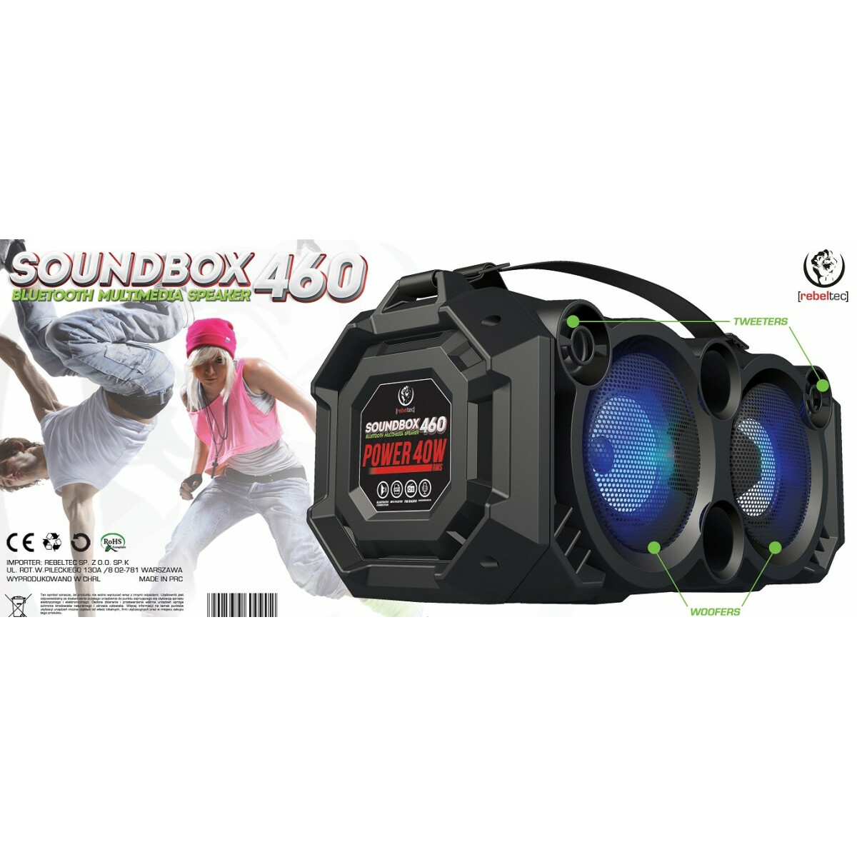 Głośnik Bluetooth SoundBox 460 - obrazek 3