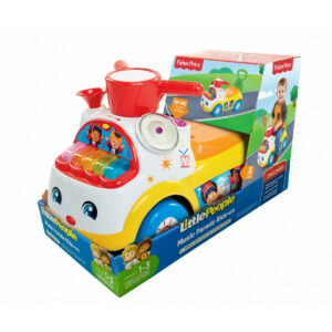 Jeździk Fisher Price Muzyczna Parada żółty