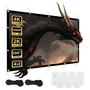 Ekran projekcyjny 150 cali 300x220cm, MC-168