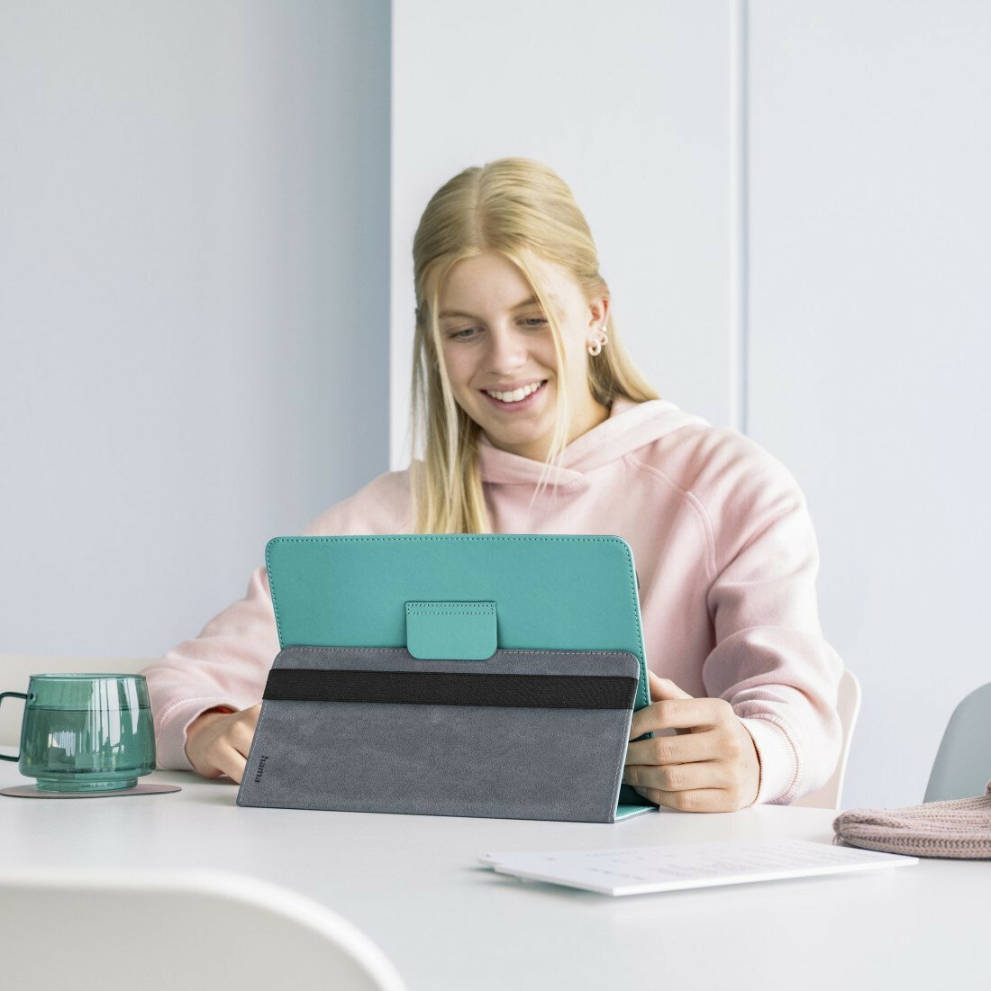 Etui uniwersalne do tabletu 9,5-11' xpand petrol - obrazek 7