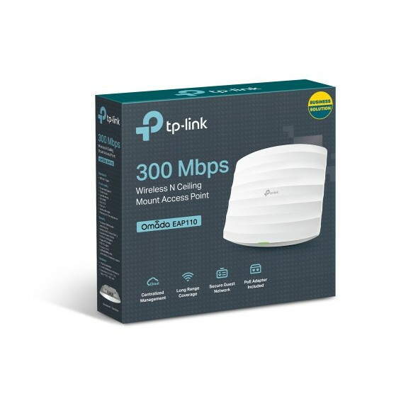 EAP110 Access Point N300 2.4 GHz PoE - obrazek 2