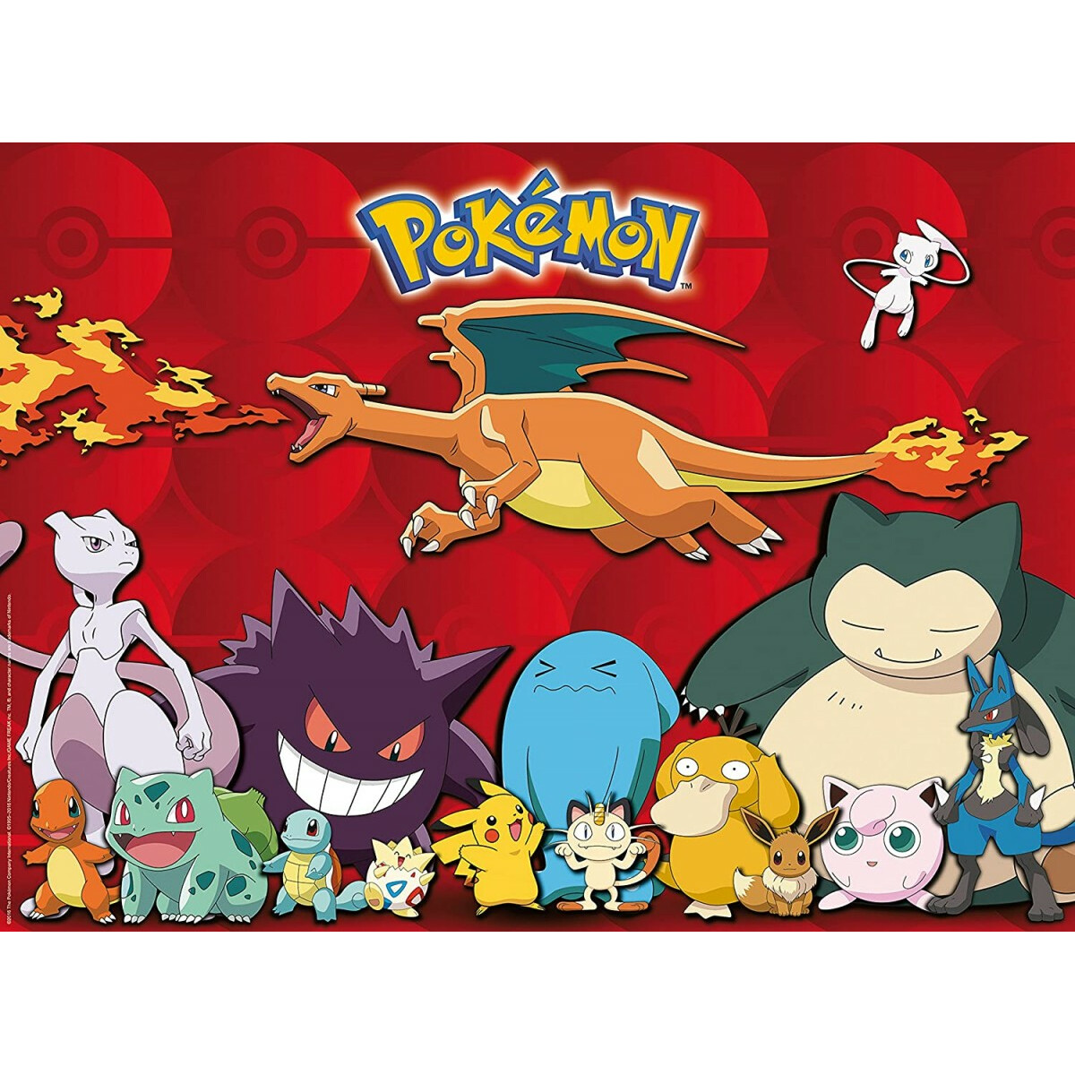 Puzzle 100 elementów XXL Pokemon - obrazek 2