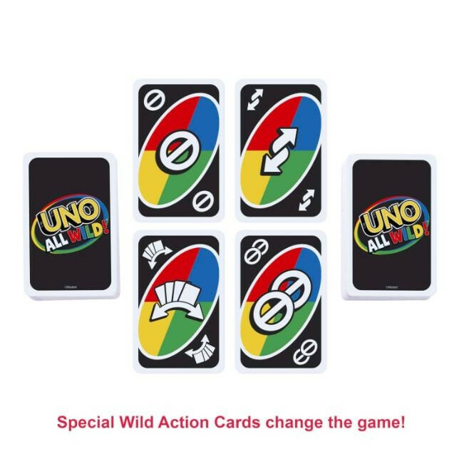 Gra UNO All Wild Dzikie karty - obrazek 2