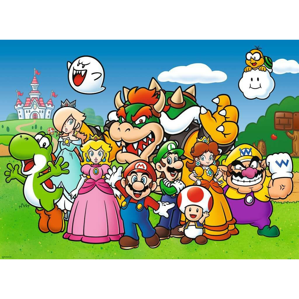 Puzzle 100 elementów XXL Super Mario - obrazek 2