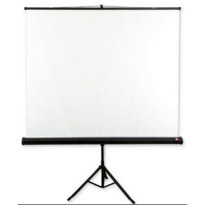 Ekran na statywie TRIPOD STANDARD 200 (1:1, 200x200cm, powierzchnia biała, matowa)