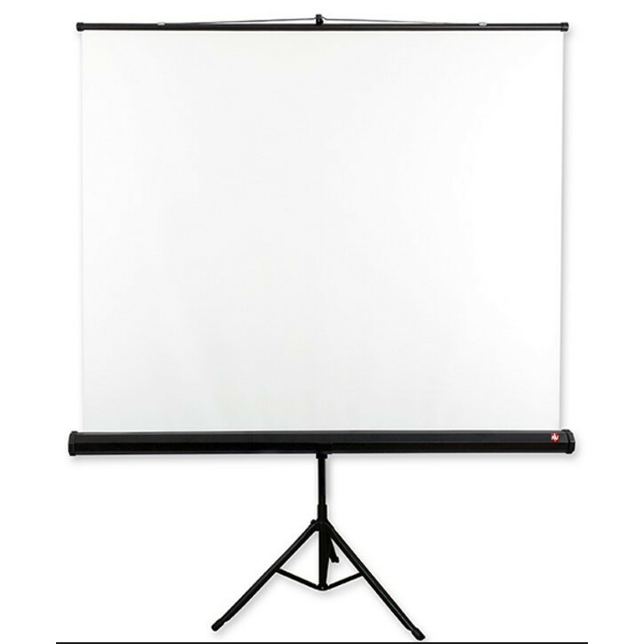 Ekran na statywie TRIPOD STANDARD 200 (1:1, 200x200cm, powierzchnia biała, matowa)