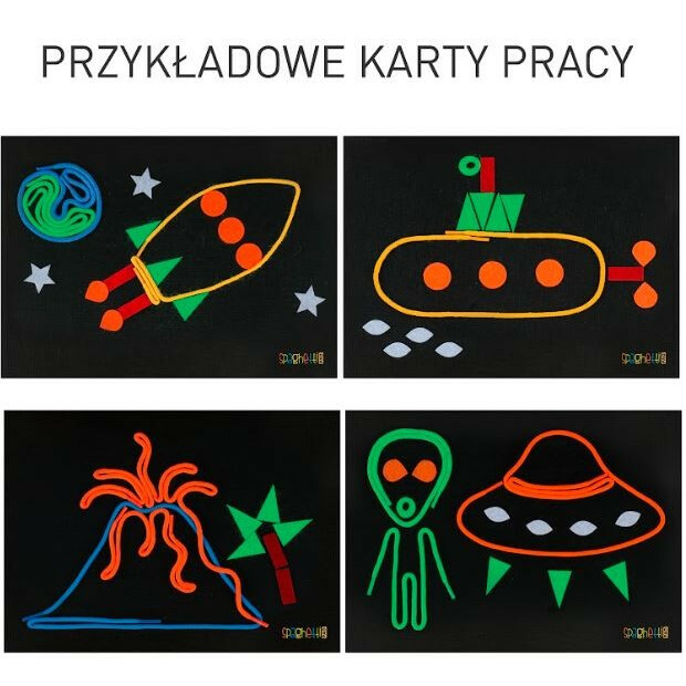 Zestaw Spaghetti Fluo - obrazek 3