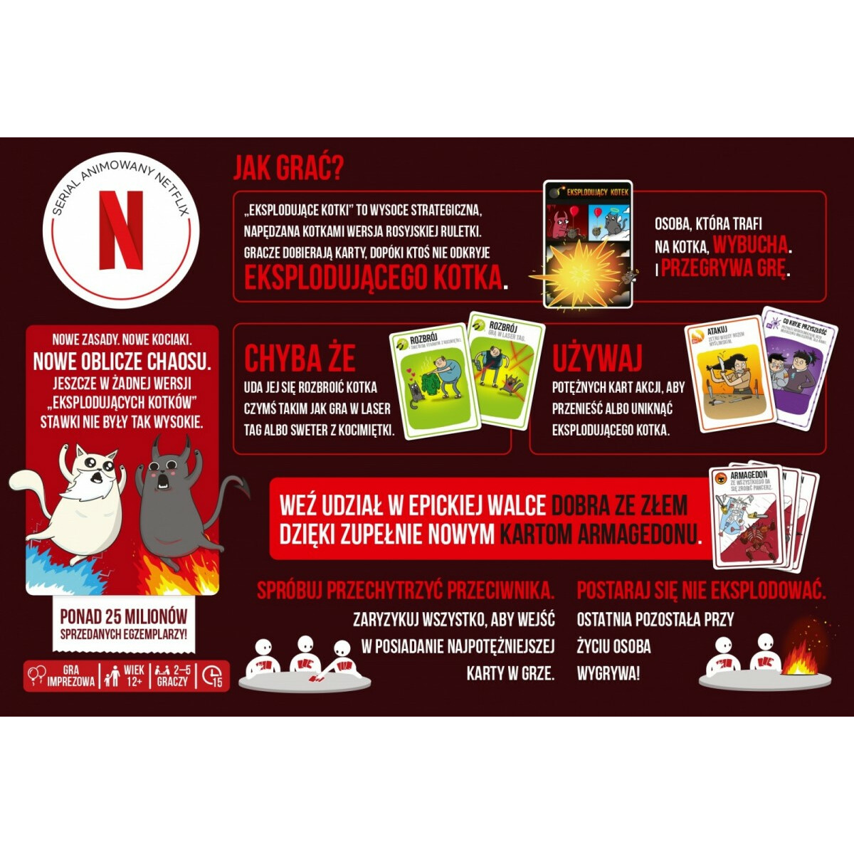 Gra Eksplodujące Kotki Dobro kontra Zło - obrazek 6