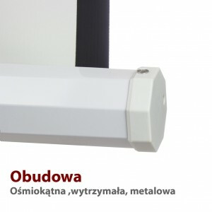 Ekran ręczny na statywie TS-100 4:3 100 cali 203x152cm - obrazek 5