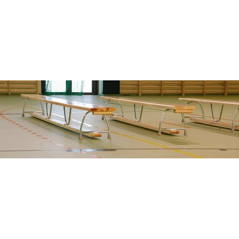 Ławka gimnastyczna, nogi metalowe - obrazek 3