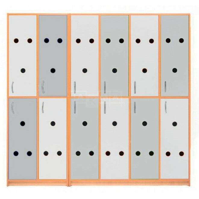 Szatnia modułowa z otworami wentylacyjnymi - obrazek 2