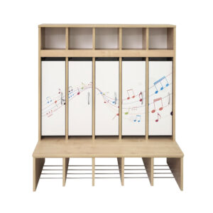 Regał szatniowy zamykany - WESOŁE NUTY