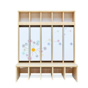 Regał szatniowy zamykany - DMUCHAWCE