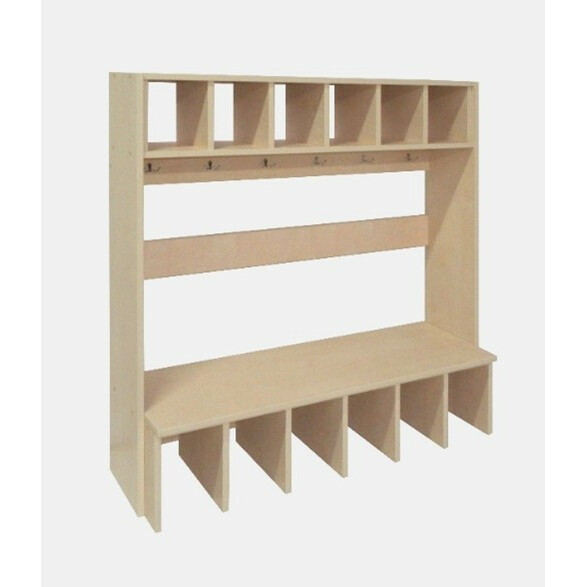 Zestaw szatniowy z płyty 1-stronny trudnopalny