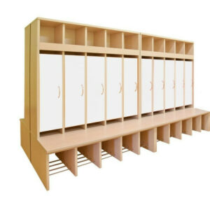 Zestaw szatniowy 5 segmentowy trudnopalny