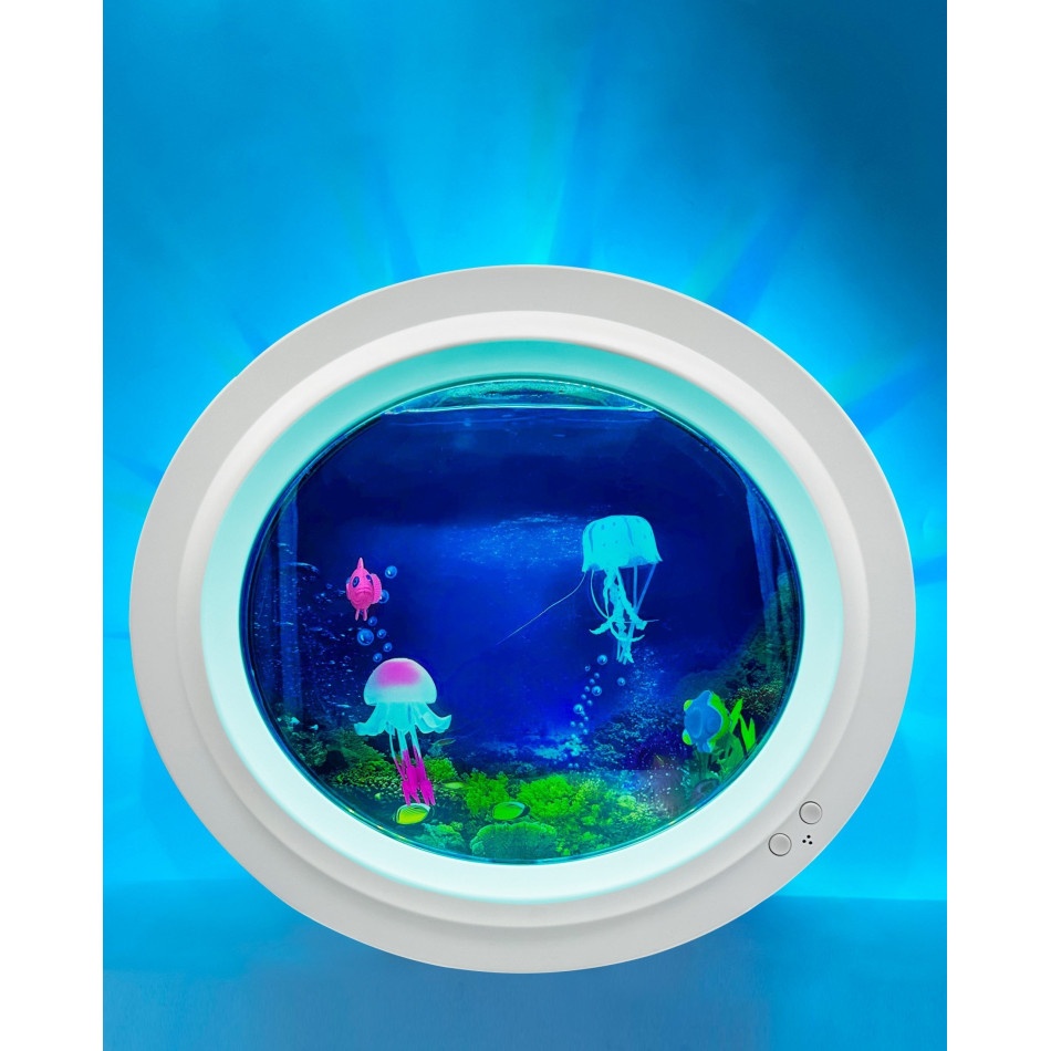 Okrągła lampka z meduzami - obrazek 2