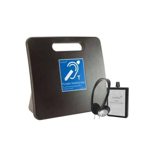 Zestaw z przenośną pętlą indukcyjną IL-PL20-2 z odbiornikiem sygnału z pętli