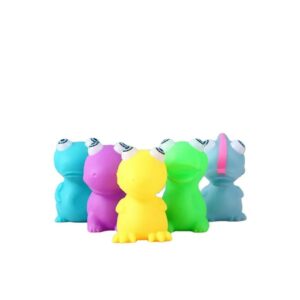 Dinozaur z wyskakującymi oczami