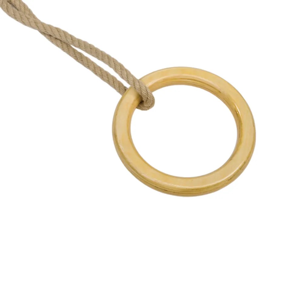 Drewniane wiszące obręcze - obrazek 2