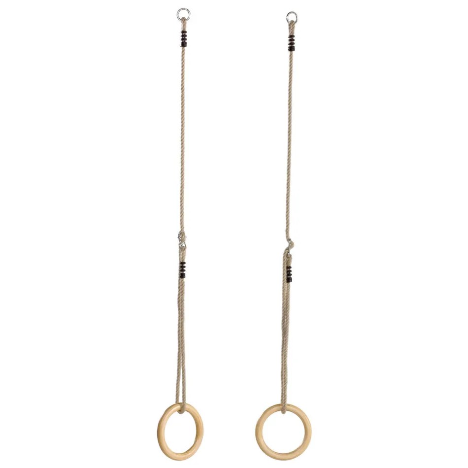 Drewniane wiszące obręcze - obrazek 3