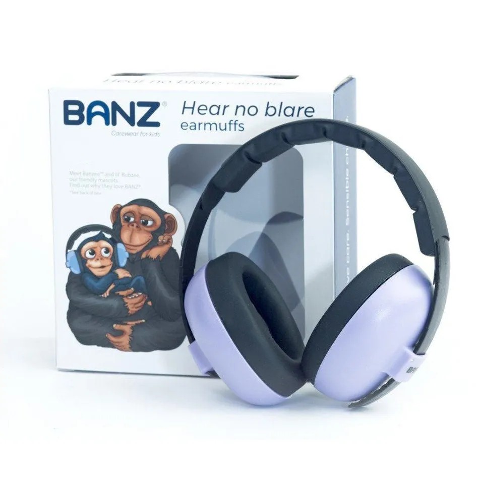 Słuchawki wygłuszające dla dzieci do 3 lat liliowe