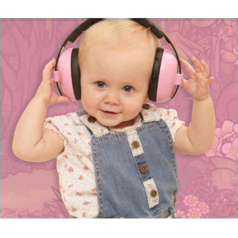 Słuchawki wygłuszające dla dzieci do 3 lat liliowe - obrazek 4