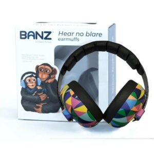 Słuchawki wygłuszające dla dzieci do 3 lat geometryczny wzór