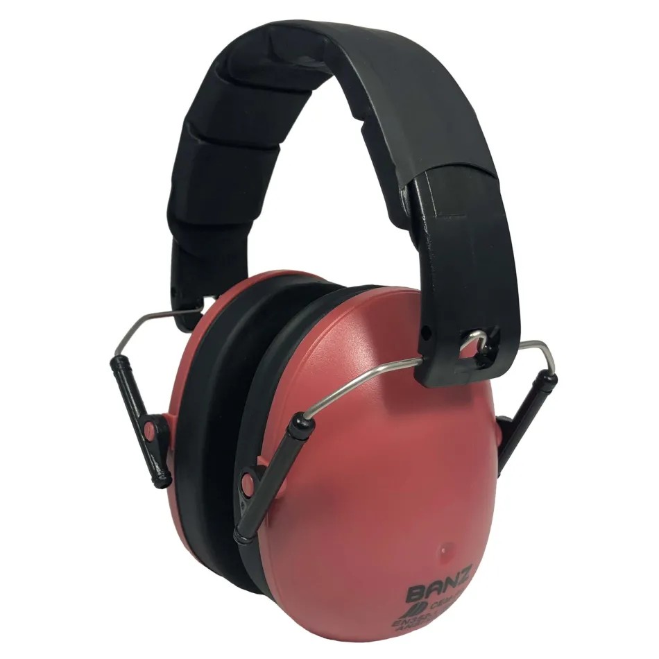 Słuchawki wygłuszające dla dzieci od 3 lat bordowe