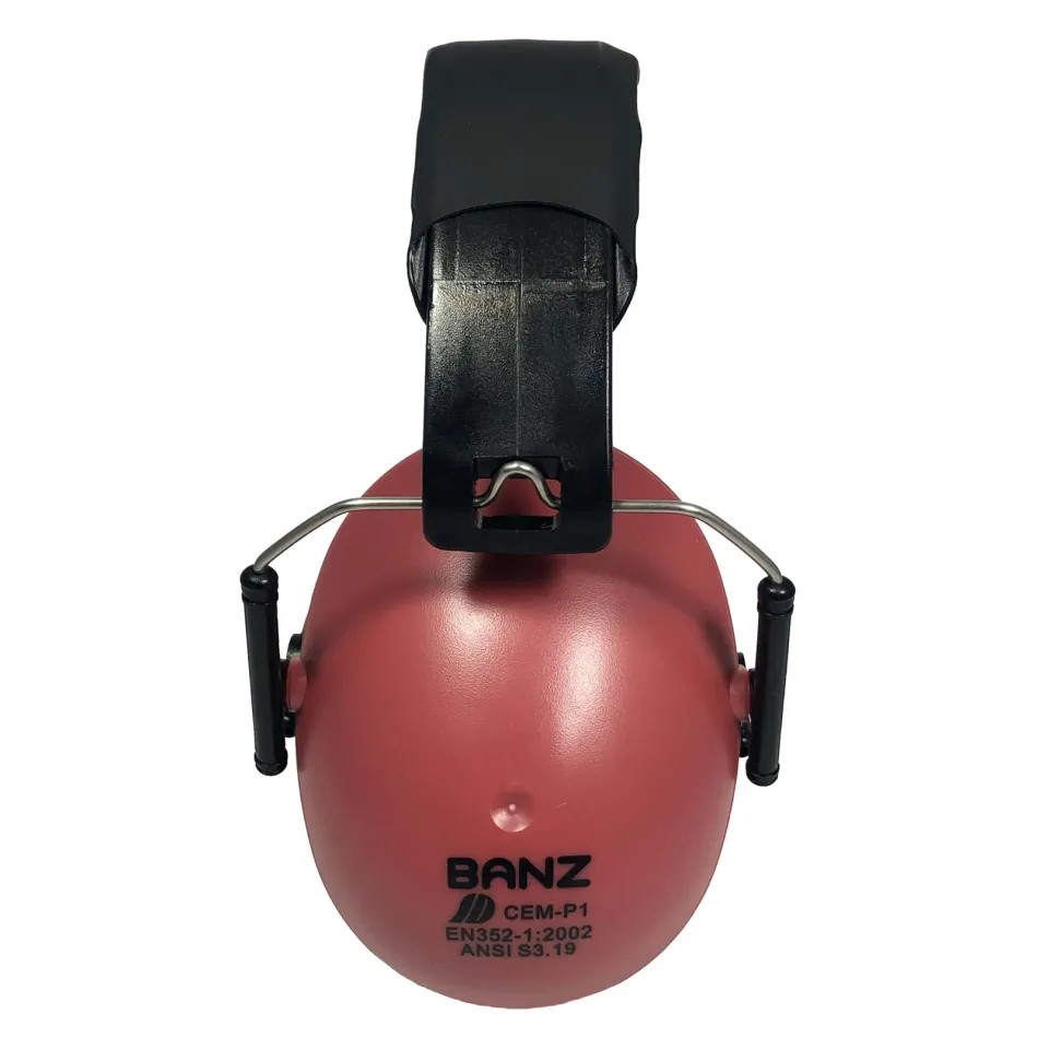 Słuchawki wygłuszające dla dzieci od 3 lat bordowe - obrazek 3