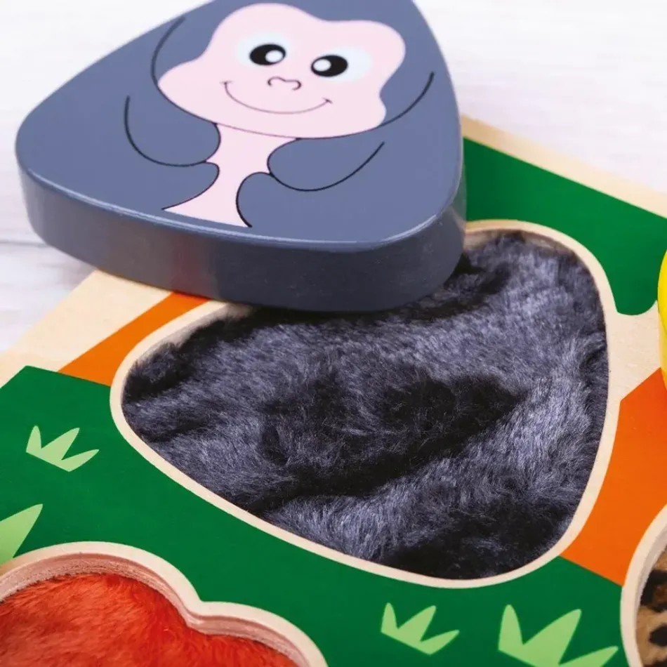 Drewniana układanka sensoryczna - Safari - obrazek 3