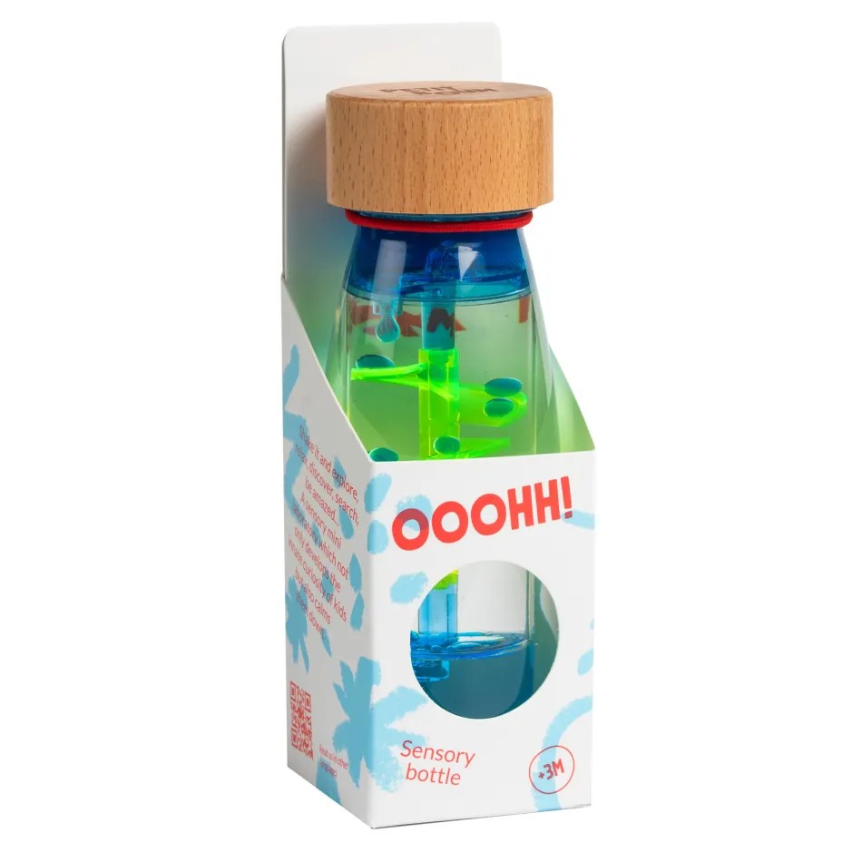 Butelka sensoryczna spirala niebieska - obrazek 8