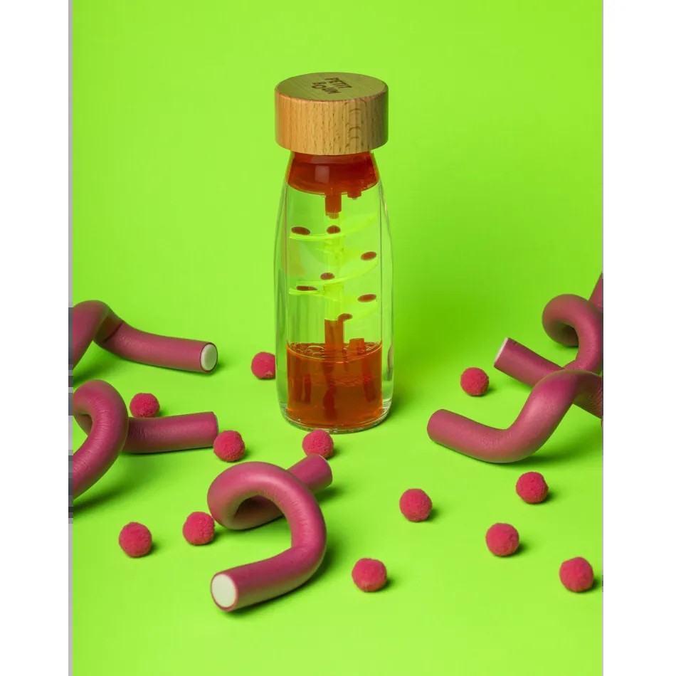 Butelka sensoryczna spirala różowa - obrazek 3